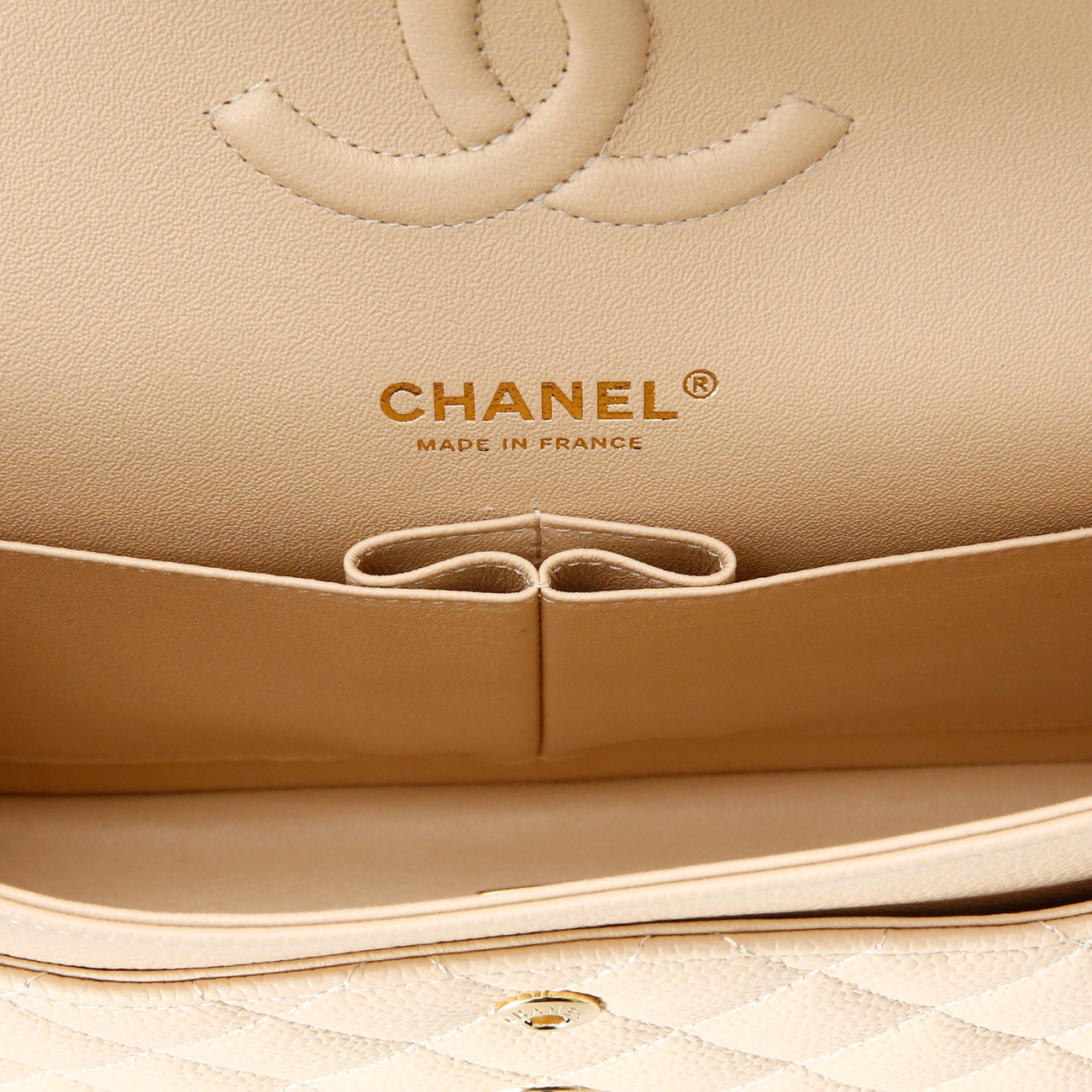 CHANEL(USED)샤넬 캐비어 클래식 미듐 플랩백