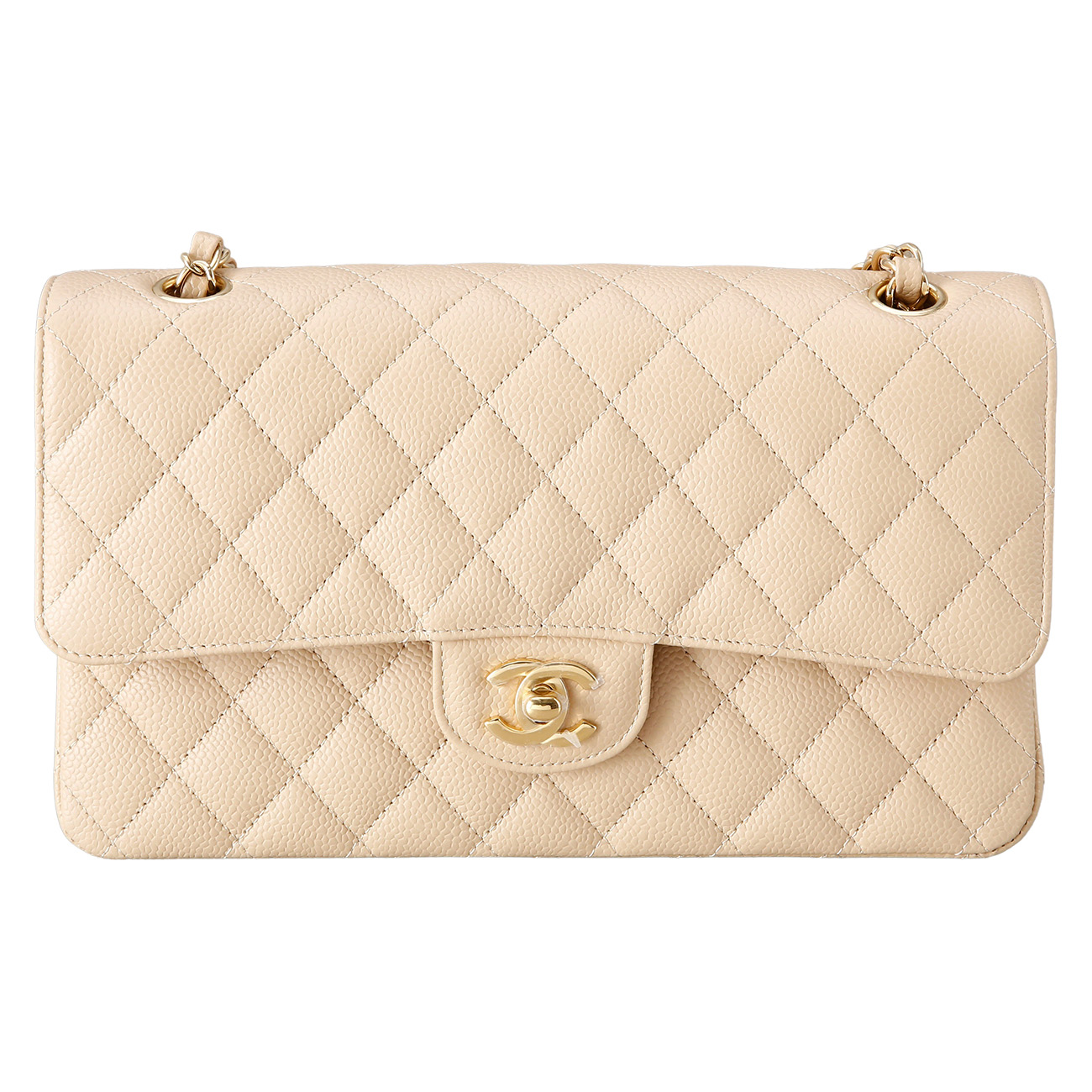 CHANEL(USED)샤넬 캐비어 클래식 미듐 플랩백