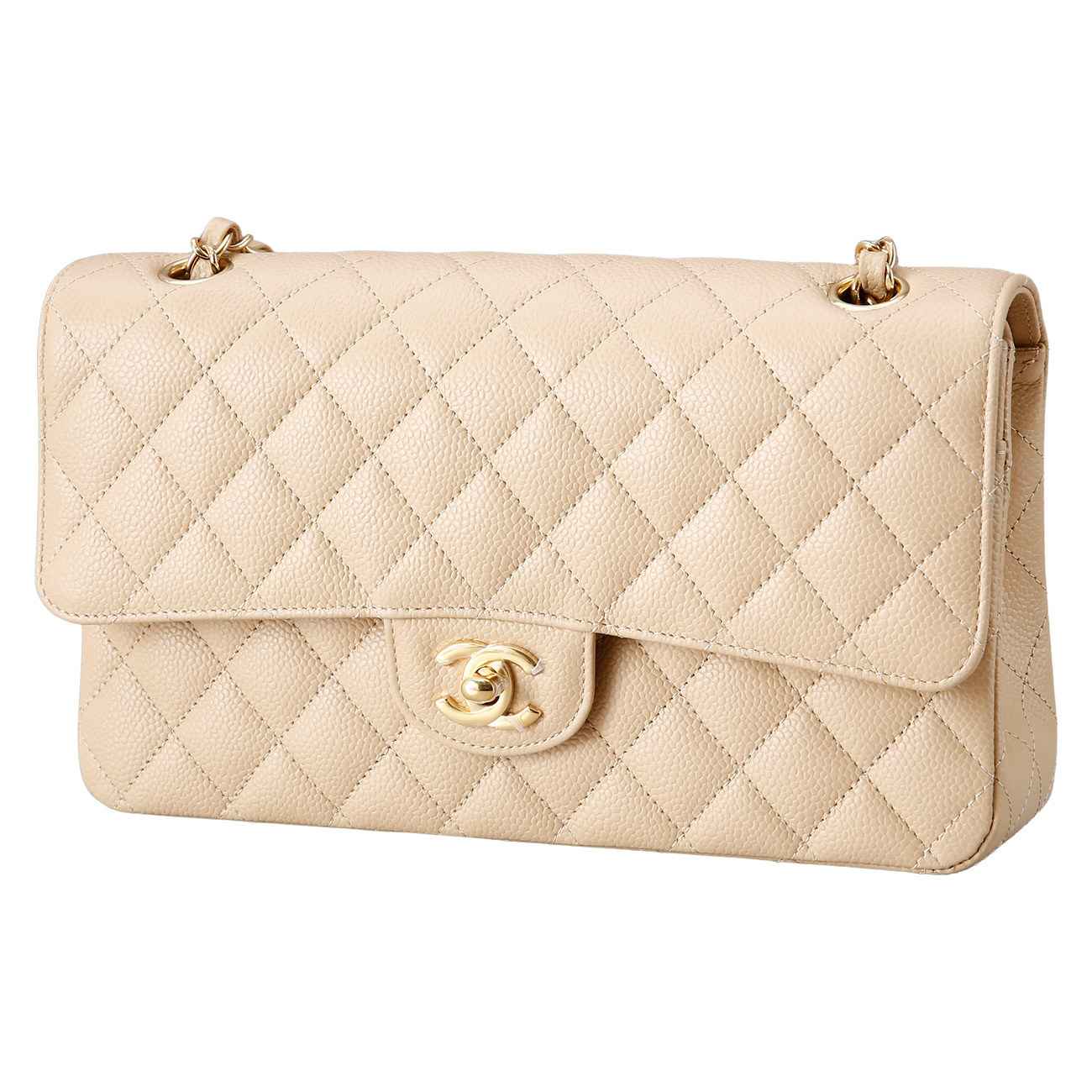 CHANEL(USED)샤넬 캐비어 클래식 미듐 플랩백