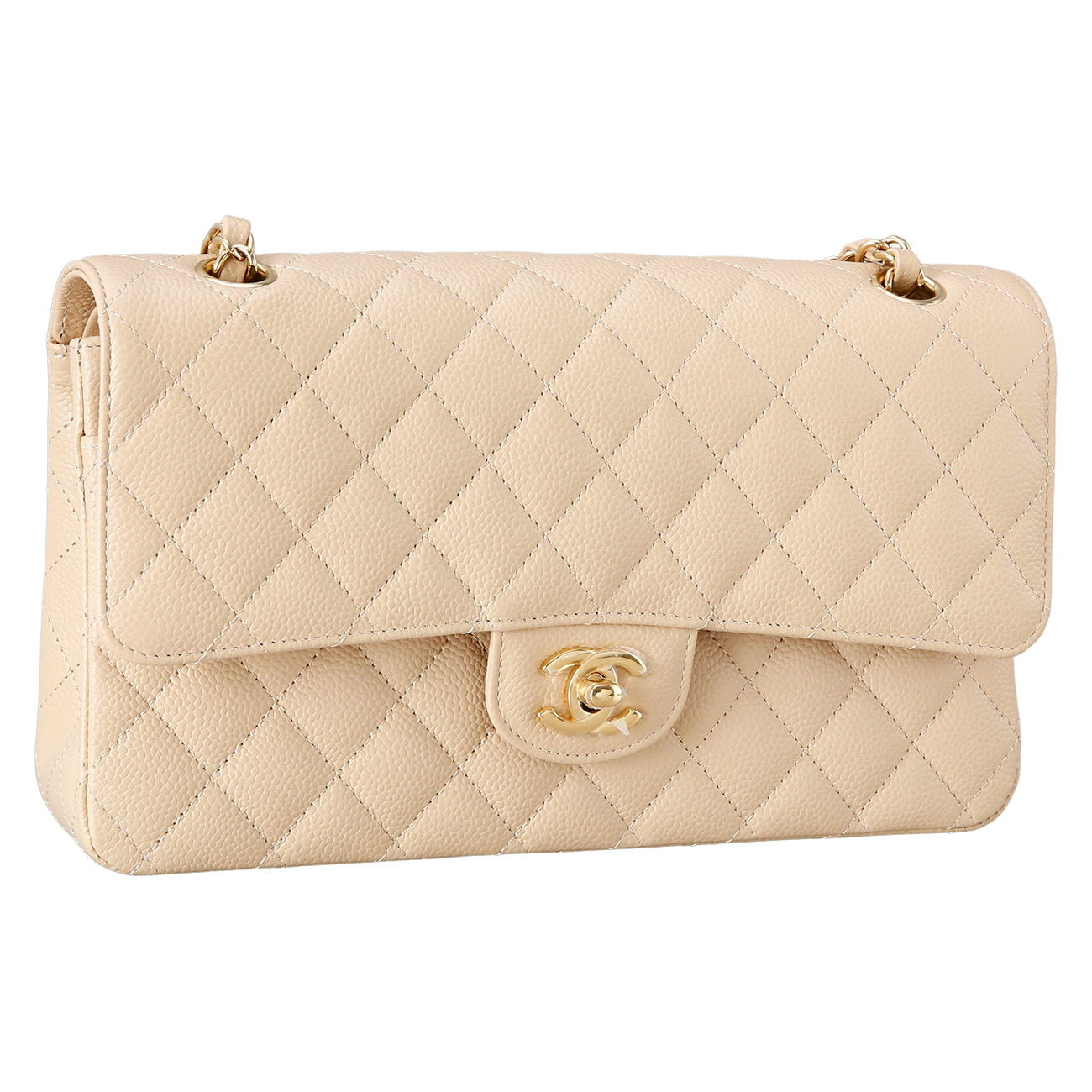 CHANEL(USED)샤넬 캐비어 클래식 미듐 플랩백