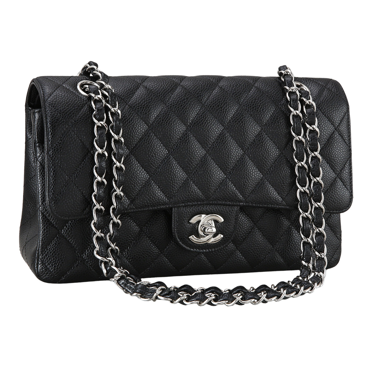 CHANEL(USED)샤넬 클래식 캐비어 미듐