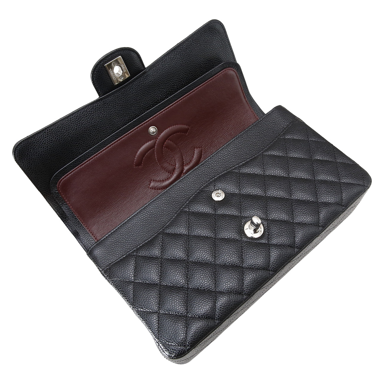 CHANEL(USED)샤넬 클래식 캐비어 미듐