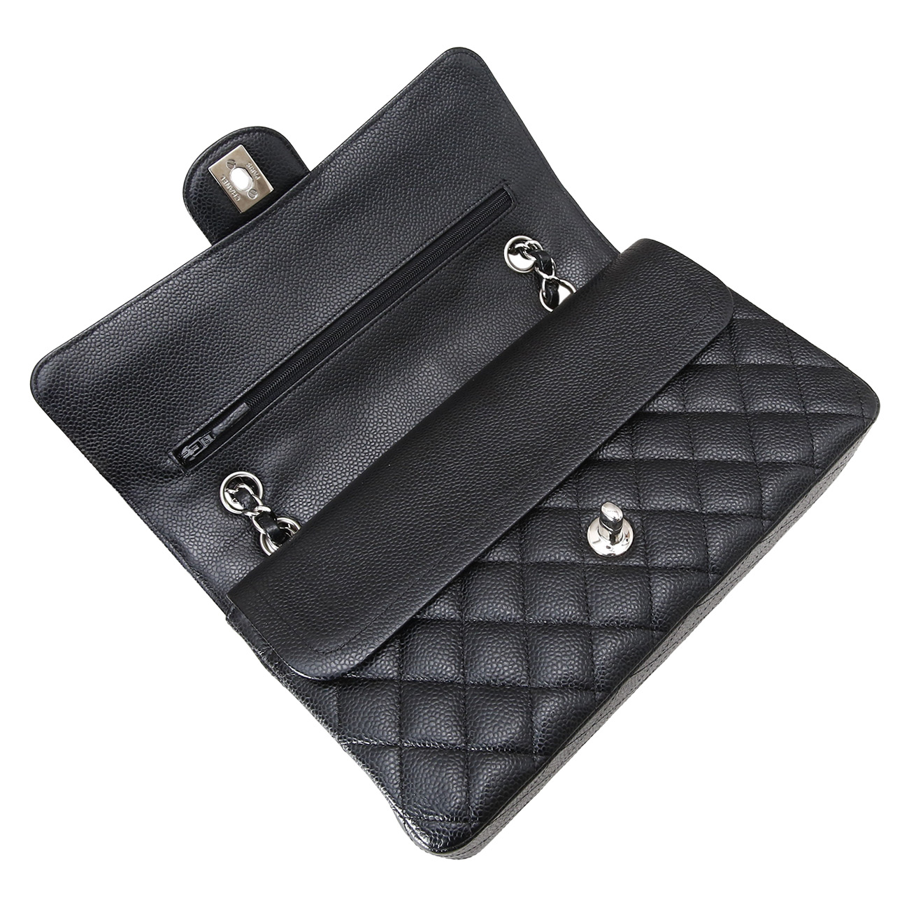CHANEL(USED)샤넬 클래식 캐비어 미듐