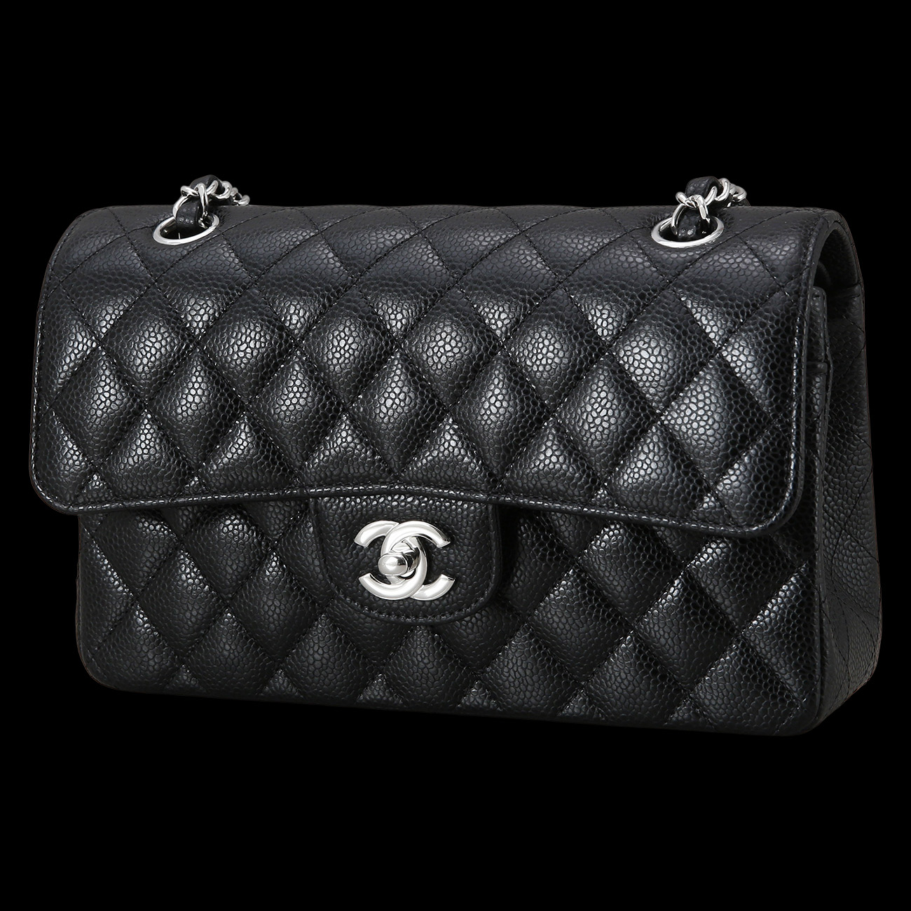 CHANEL(USED)샤넬 캐비어 클래식 스몰 플랩백