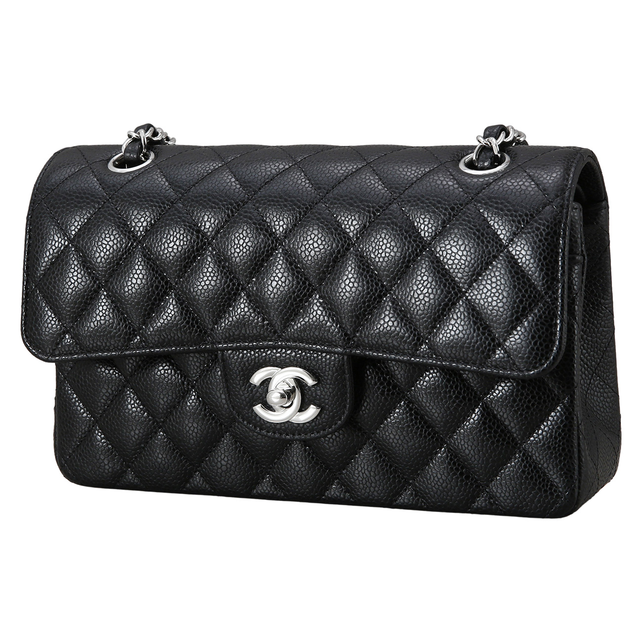 CHANEL(USED)샤넬 캐비어 클래식 스몰 플랩백