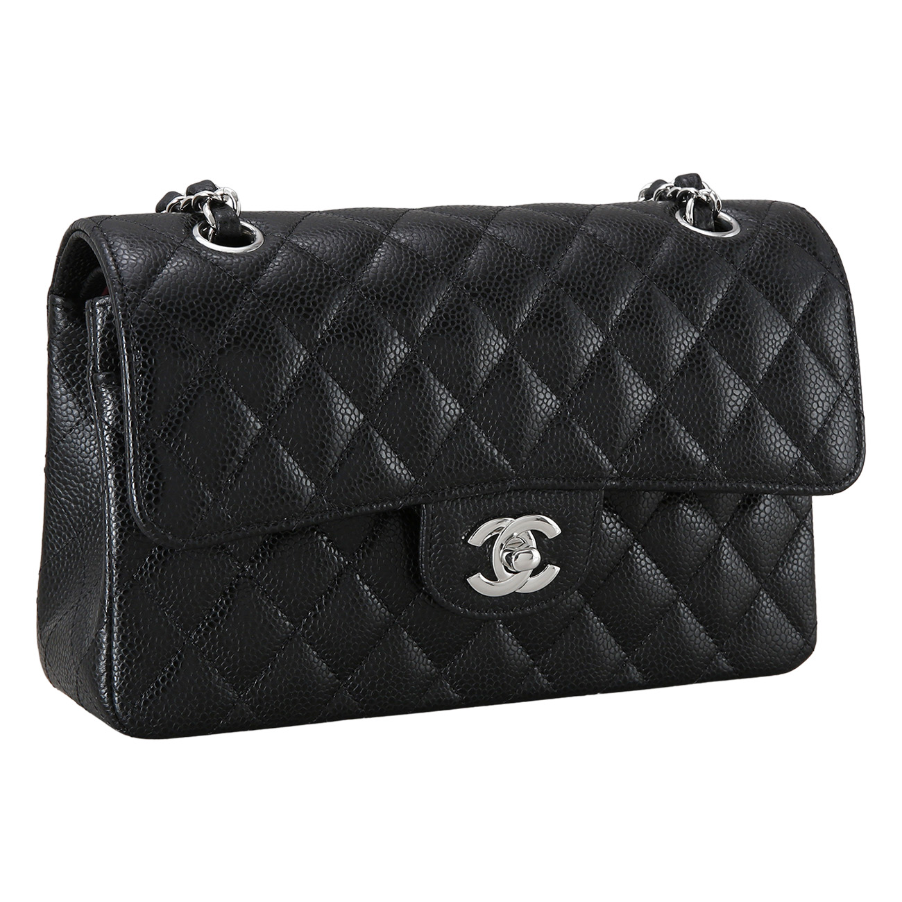 CHANEL(USED)샤넬 캐비어 클래식 스몰 플랩백
