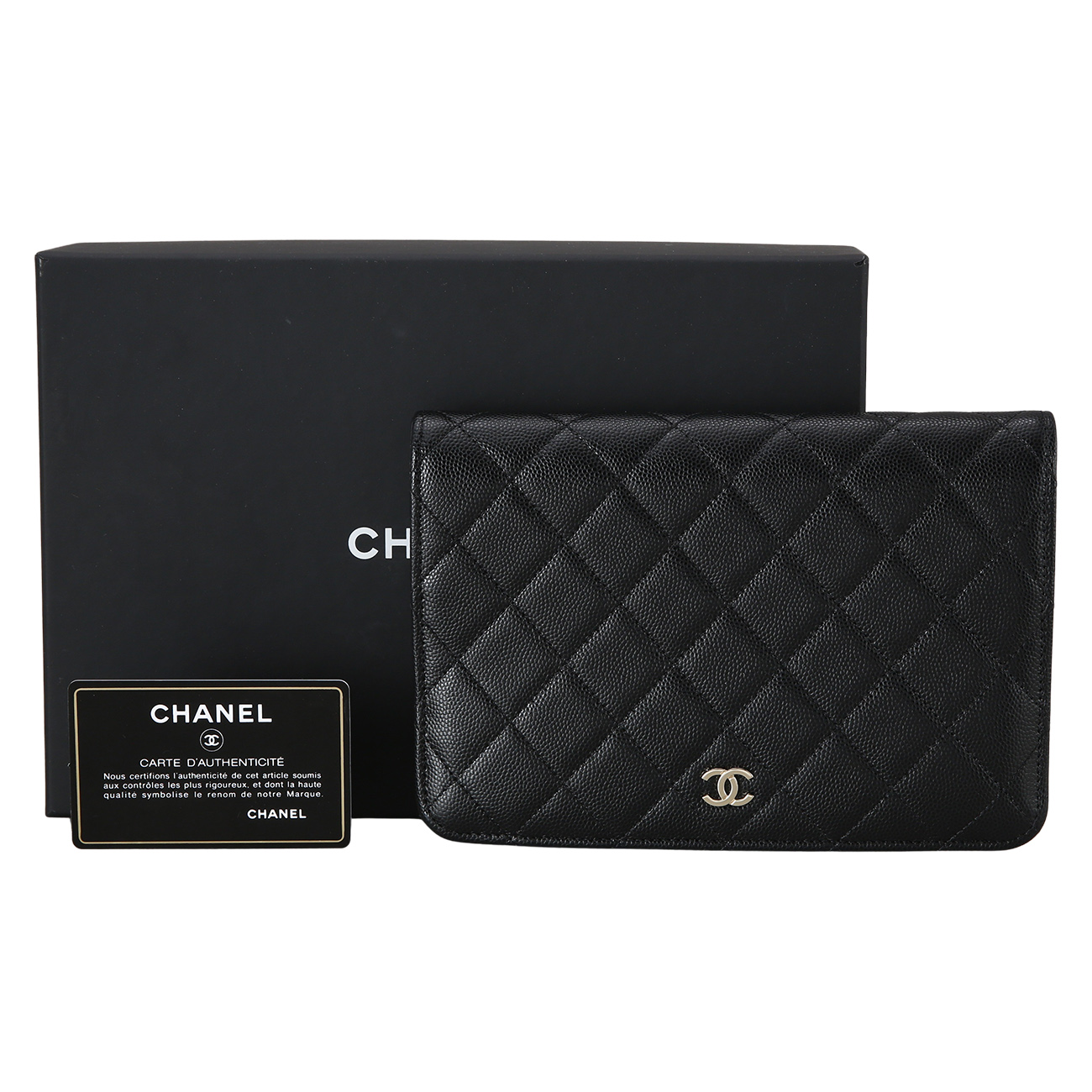 CHANEL(USED)샤넬 AP2595 시즌 캐비어 투인원 체인 클러치백