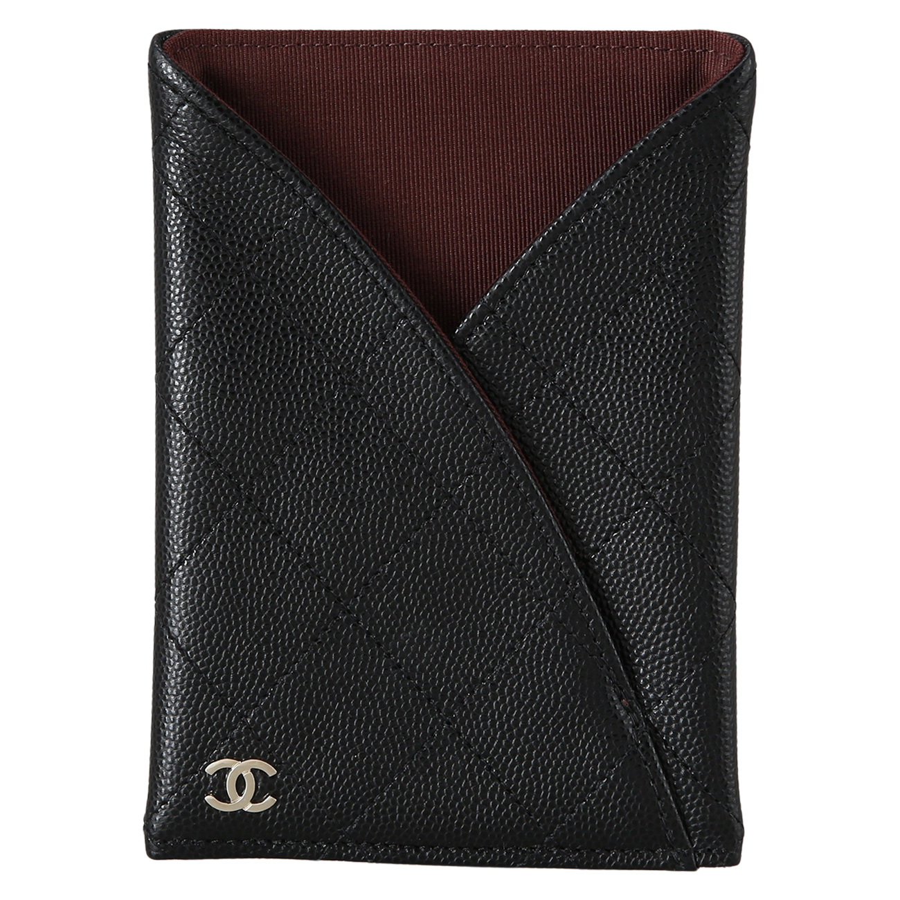 CHANEL(USED)샤넬 AP2595 시즌 캐비어 투인원 체인 클러치백