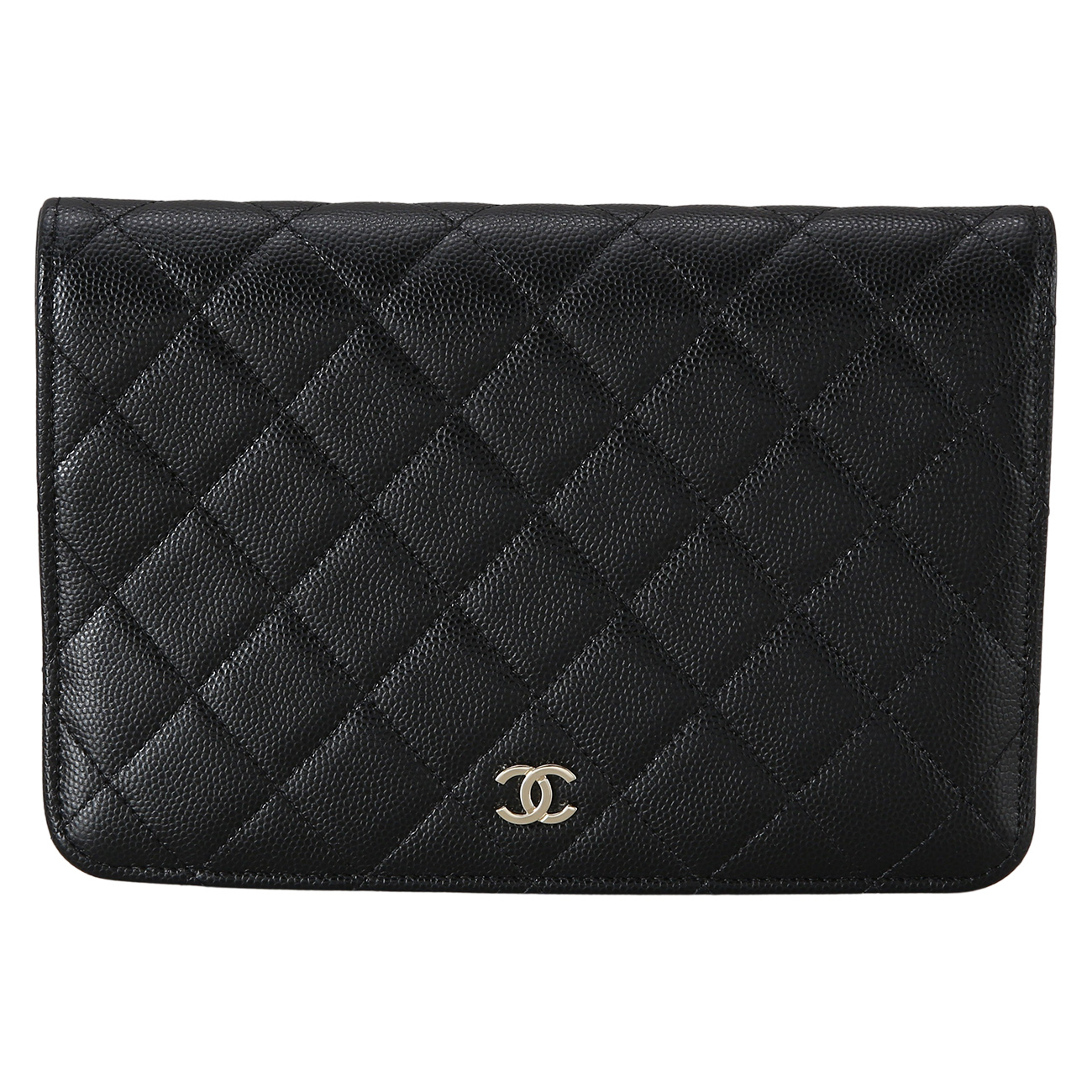 CHANEL(USED)샤넬 AP2595 시즌 캐비어 투인원 체인 클러치백