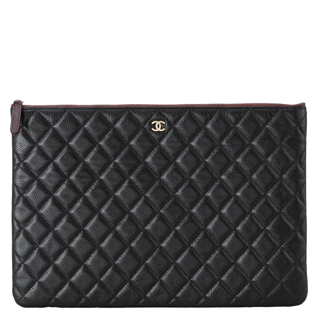 CHANEL(USED)샤넬 캐비어 클래식 클러치 라지