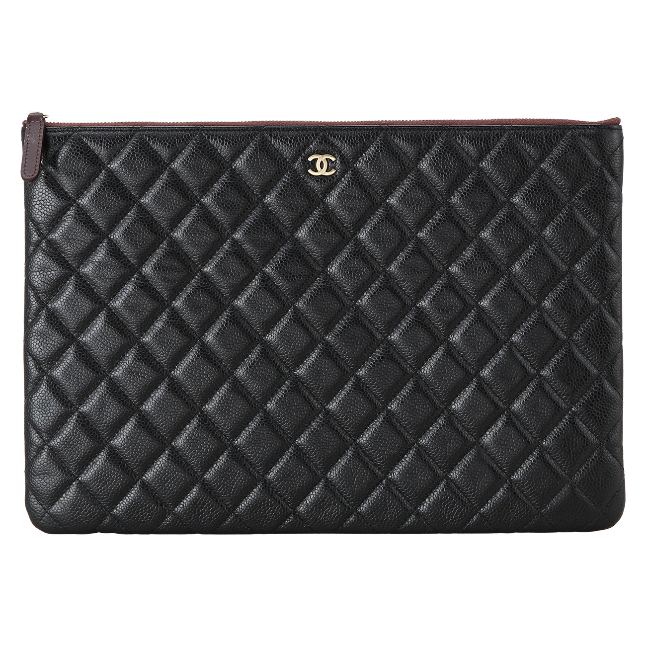 CHANEL(USED)샤넬 캐비어 클래식 클러치 라지