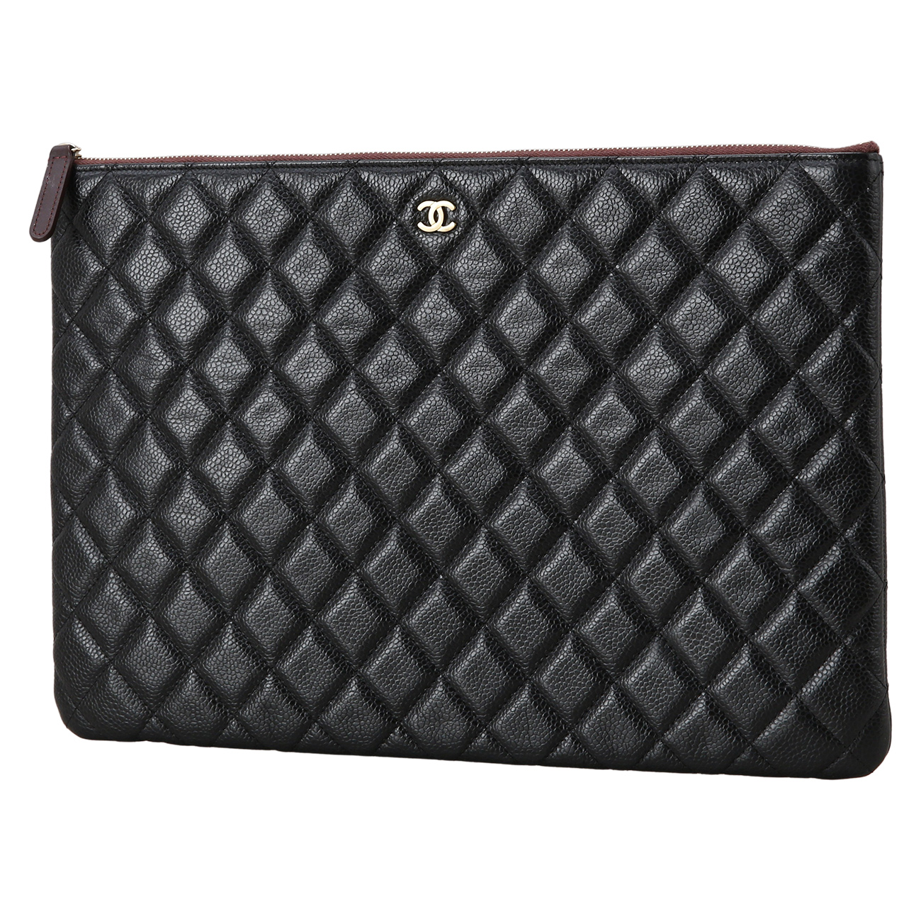 CHANEL(USED)샤넬 캐비어 클래식 클러치 라지