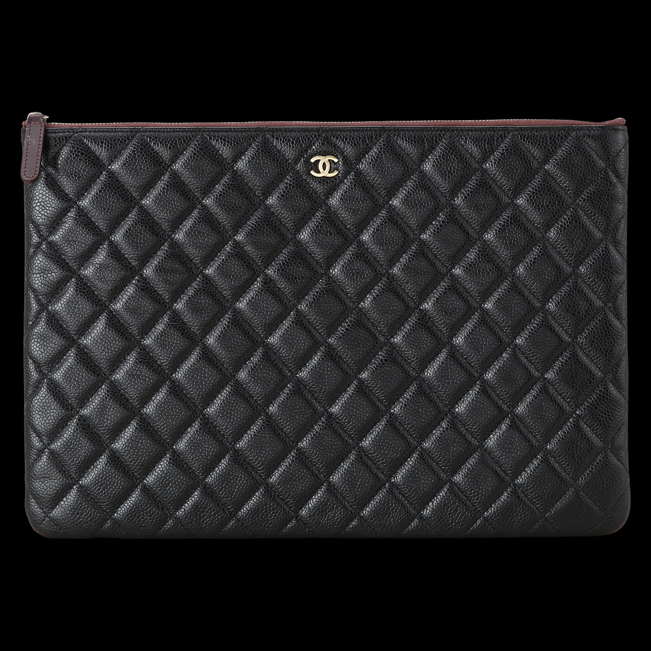 CHANEL(USED)샤넬 캐비어 클래식 클러치 라지