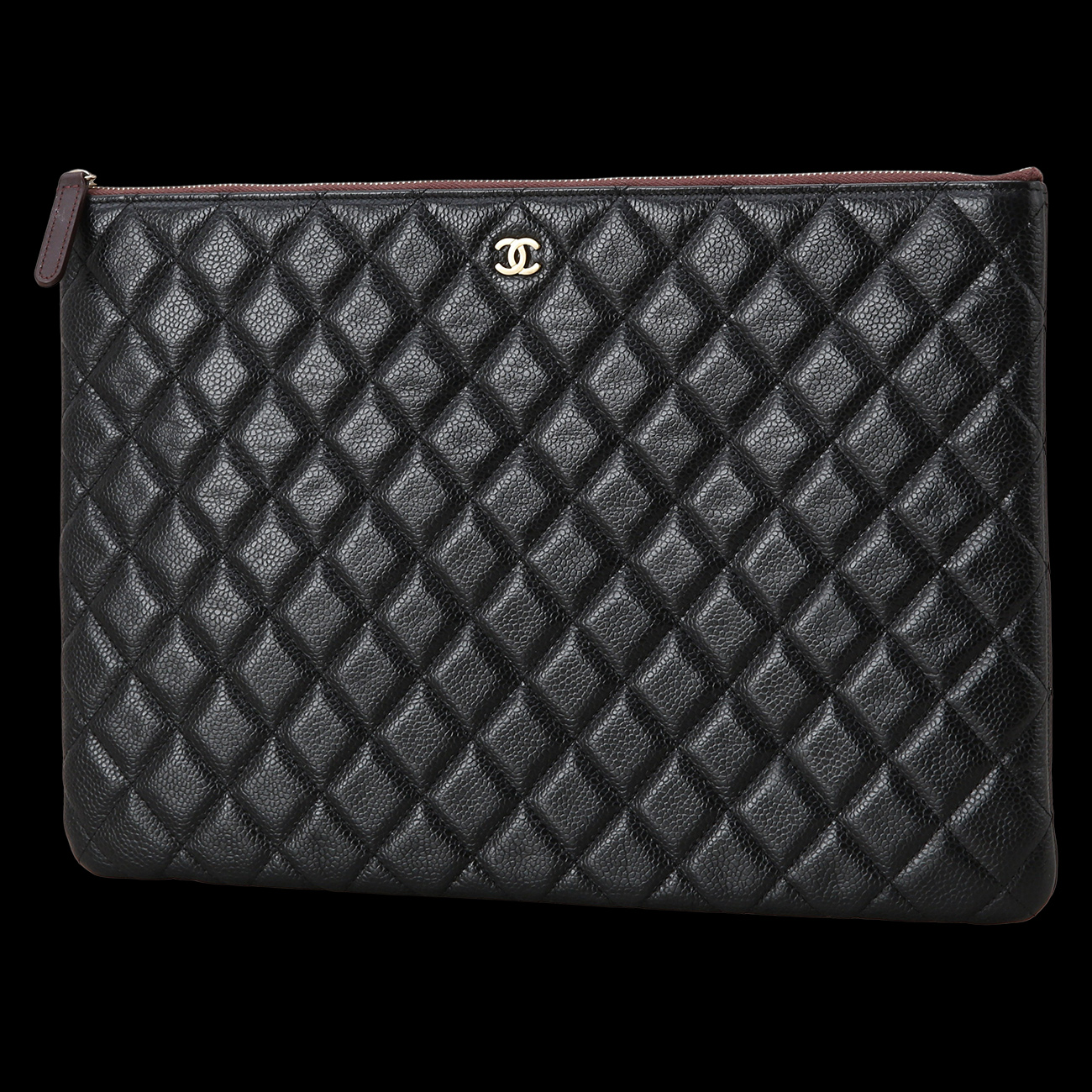 CHANEL(USED)샤넬 캐비어 클래식 클러치 라지