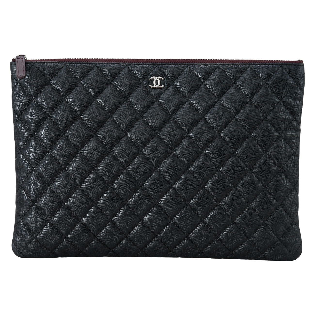 CHANEL(USED)샤넬 캐비어 클래식 라지 클러치
