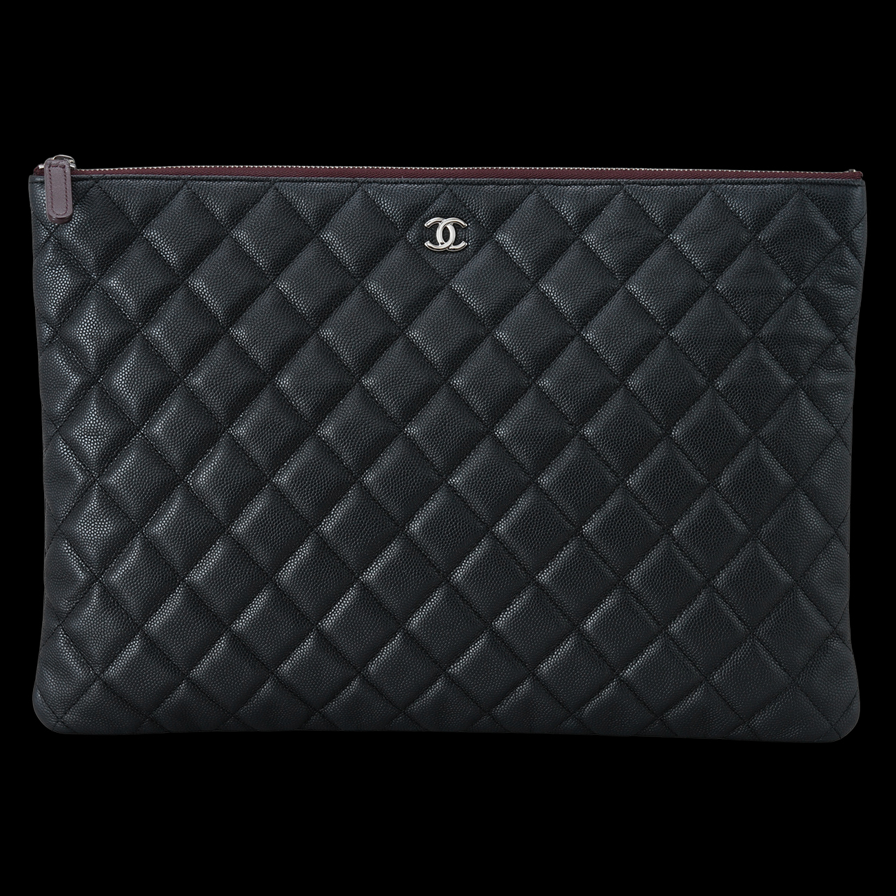 CHANEL(USED)샤넬 캐비어 클래식 라지 클러치