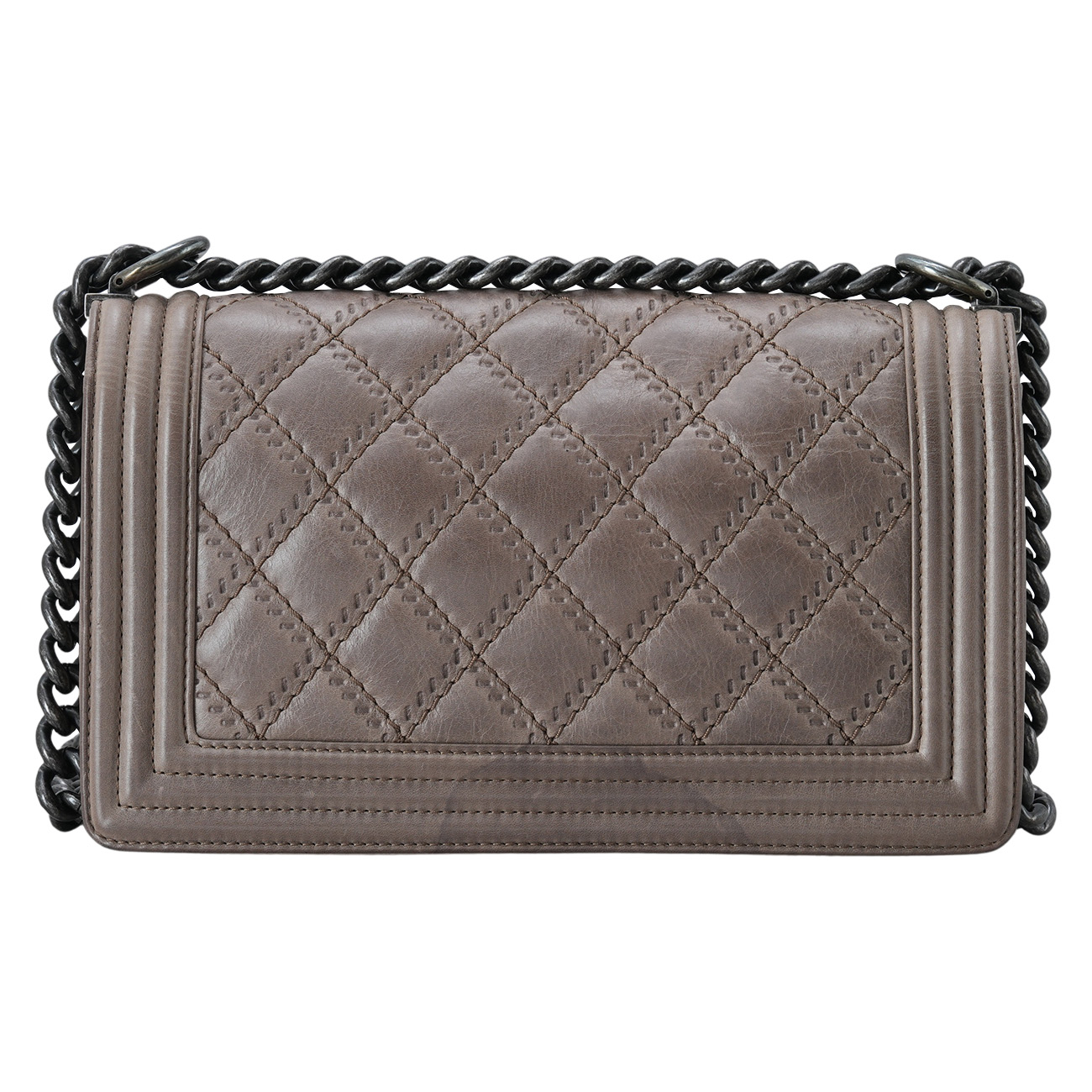 CHANEL(USED)샤넬 시즌 보이샤넬 미듐 플랩백