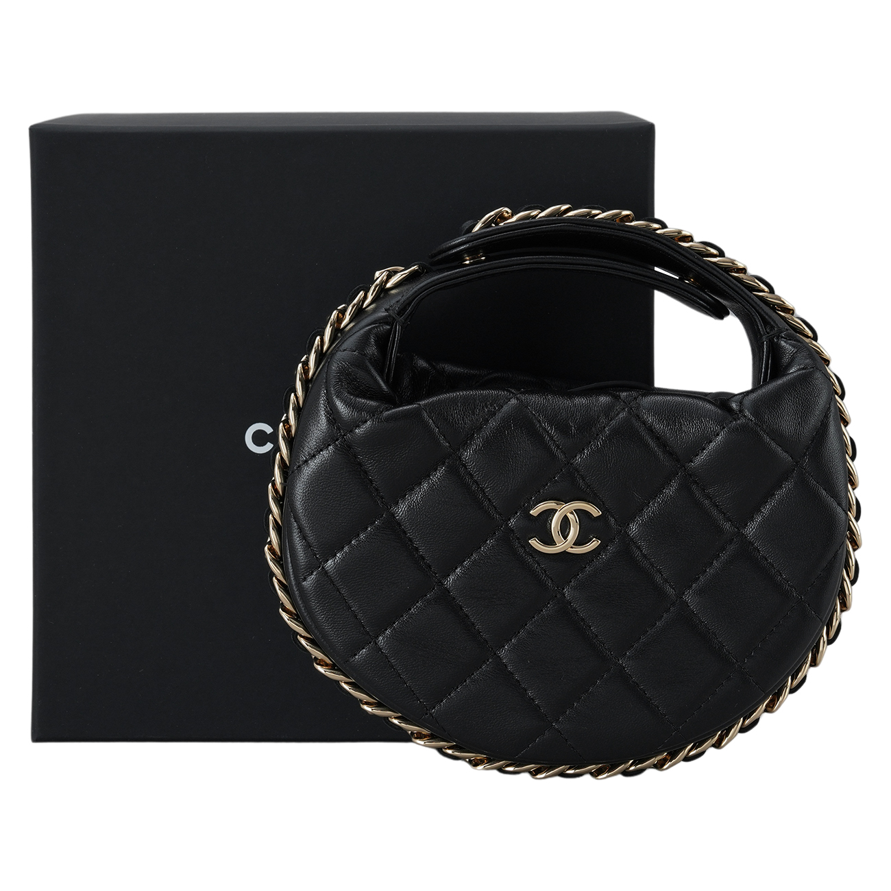 CHANEL(USED)샤넬 AP3095 램스킨 파우치