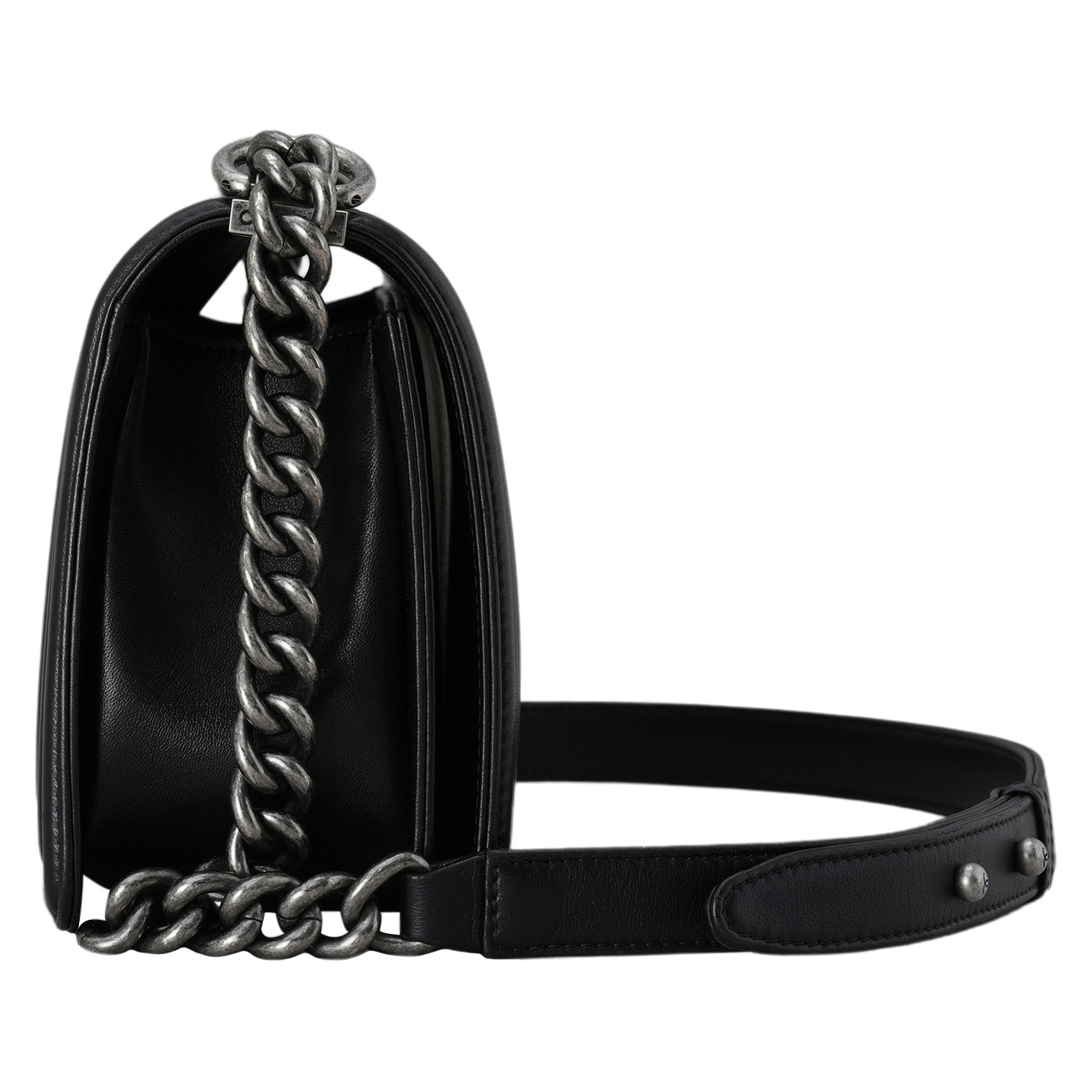 CHANEL(USED)샤넬 램스킨 보이샤넬 미듐 플랩백