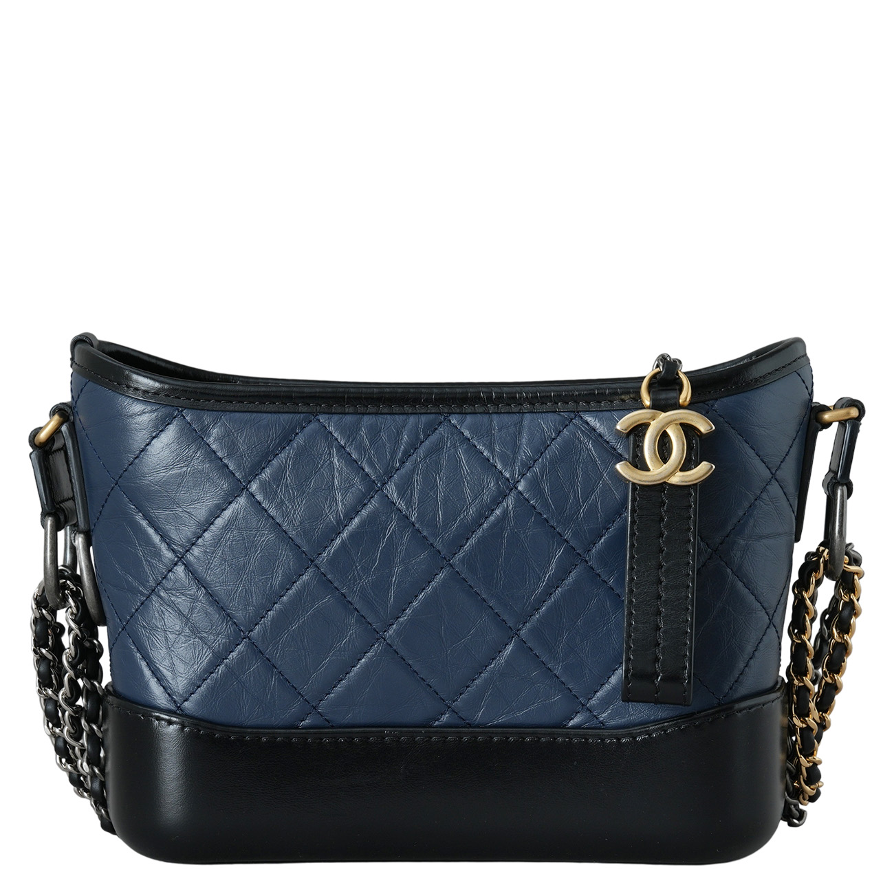 CHANEL(USED)샤넬 가브리엘 호보 스몰 네이비