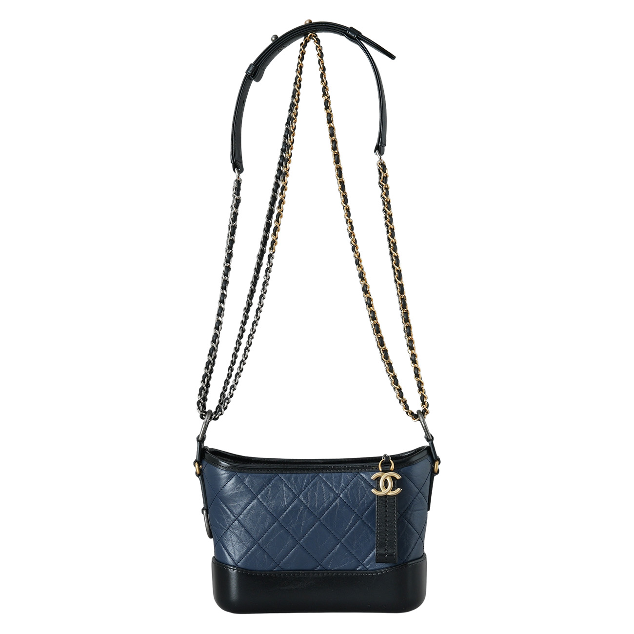 CHANEL(USED)샤넬 가브리엘 호보 스몰 네이비