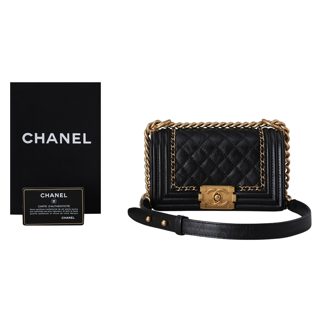 CHANEL(USED)샤넬 시즌 보이샤넬 스몰 플랩백