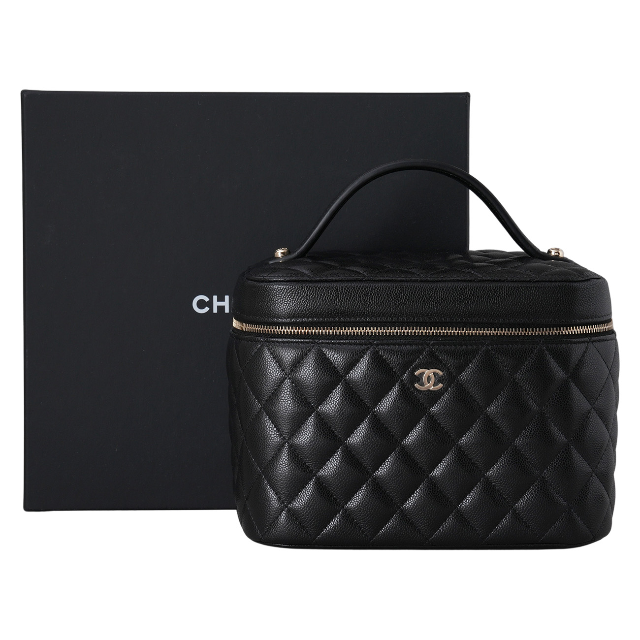 CHANEL(USED)샤넬 캐비어 베니티 파우치