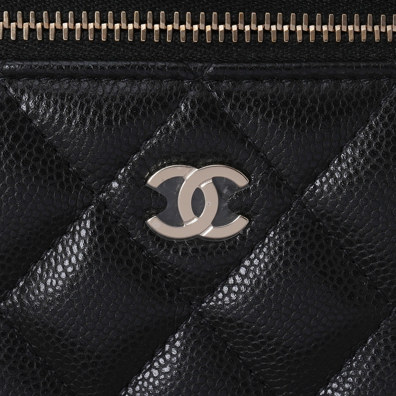 CHANEL(USED)샤넬 캐비어 베니티 파우치