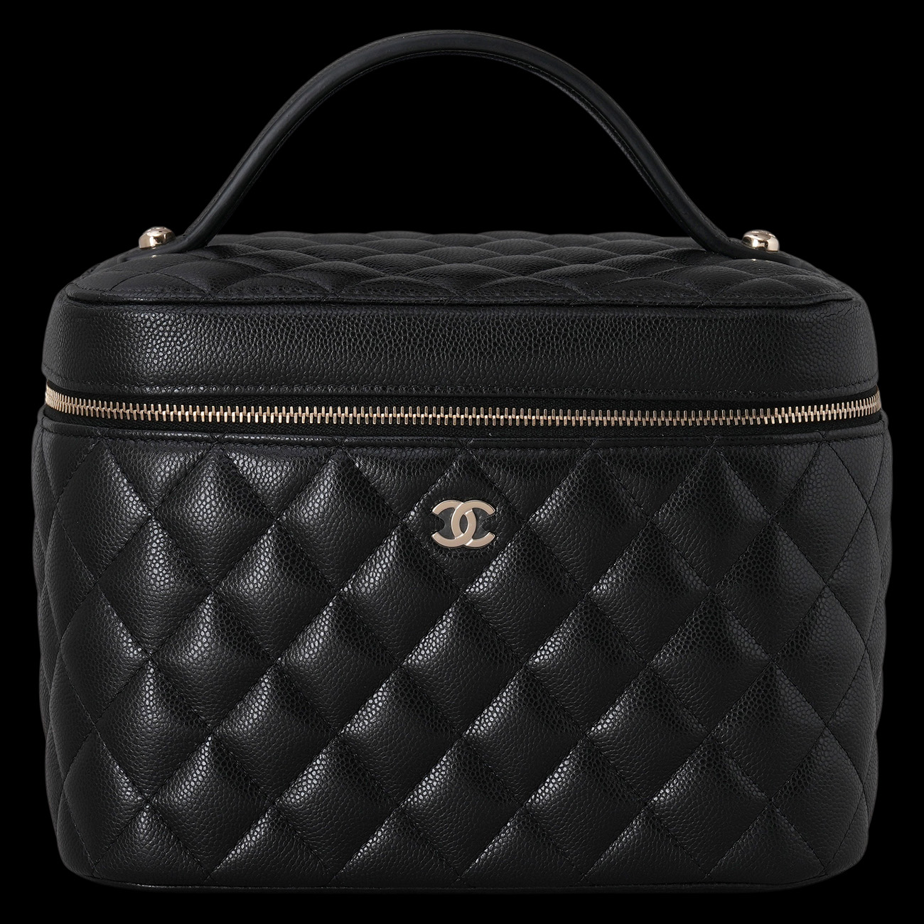 CHANEL(USED)샤넬 캐비어 베니티 파우치