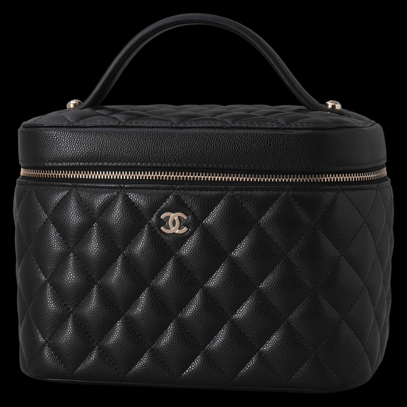 CHANEL(USED)샤넬 캐비어 베니티 파우치