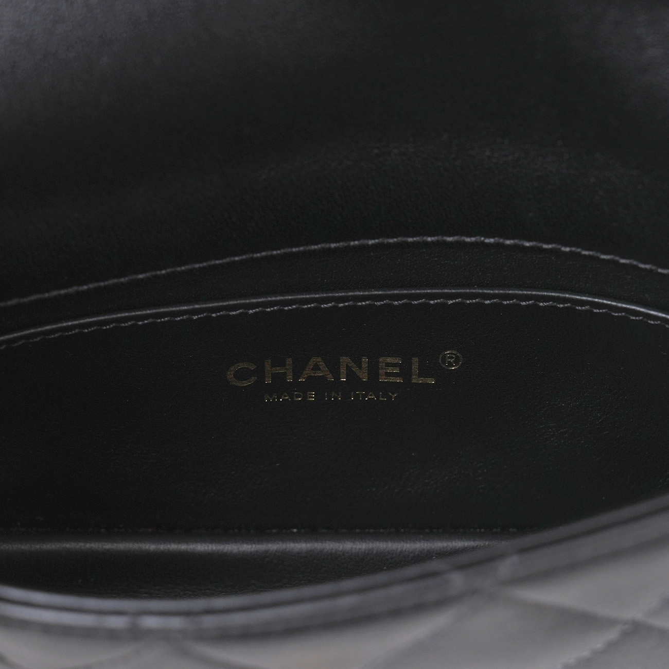 CHANEL(USED)샤넬 AS2387 시즌 램스킨 체인 플랩백 블랙
