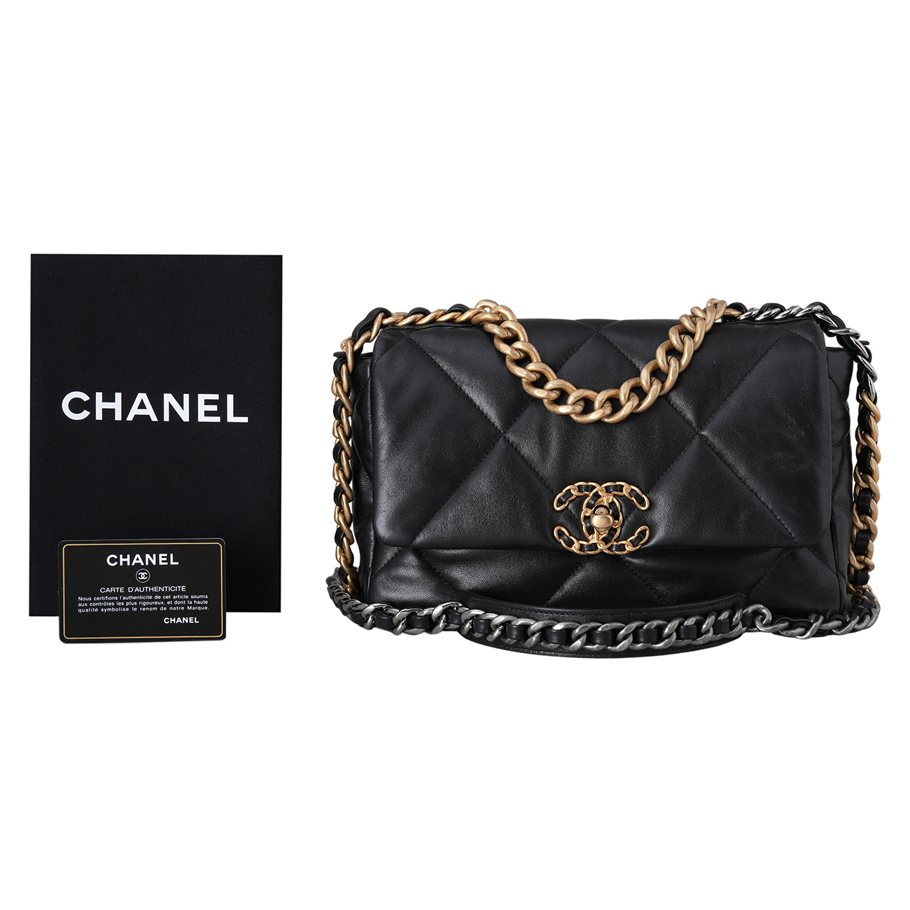 CHANEL(USED)샤넬 AS1160 19백 미듐