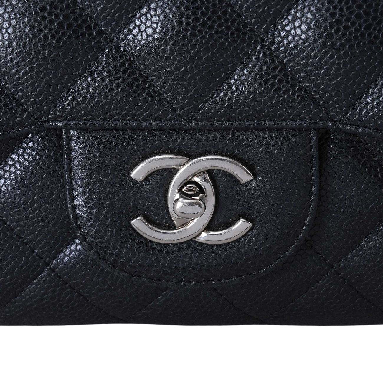 CHANEL(USED)샤넬 캐비어 클래식 라지 원플랩백