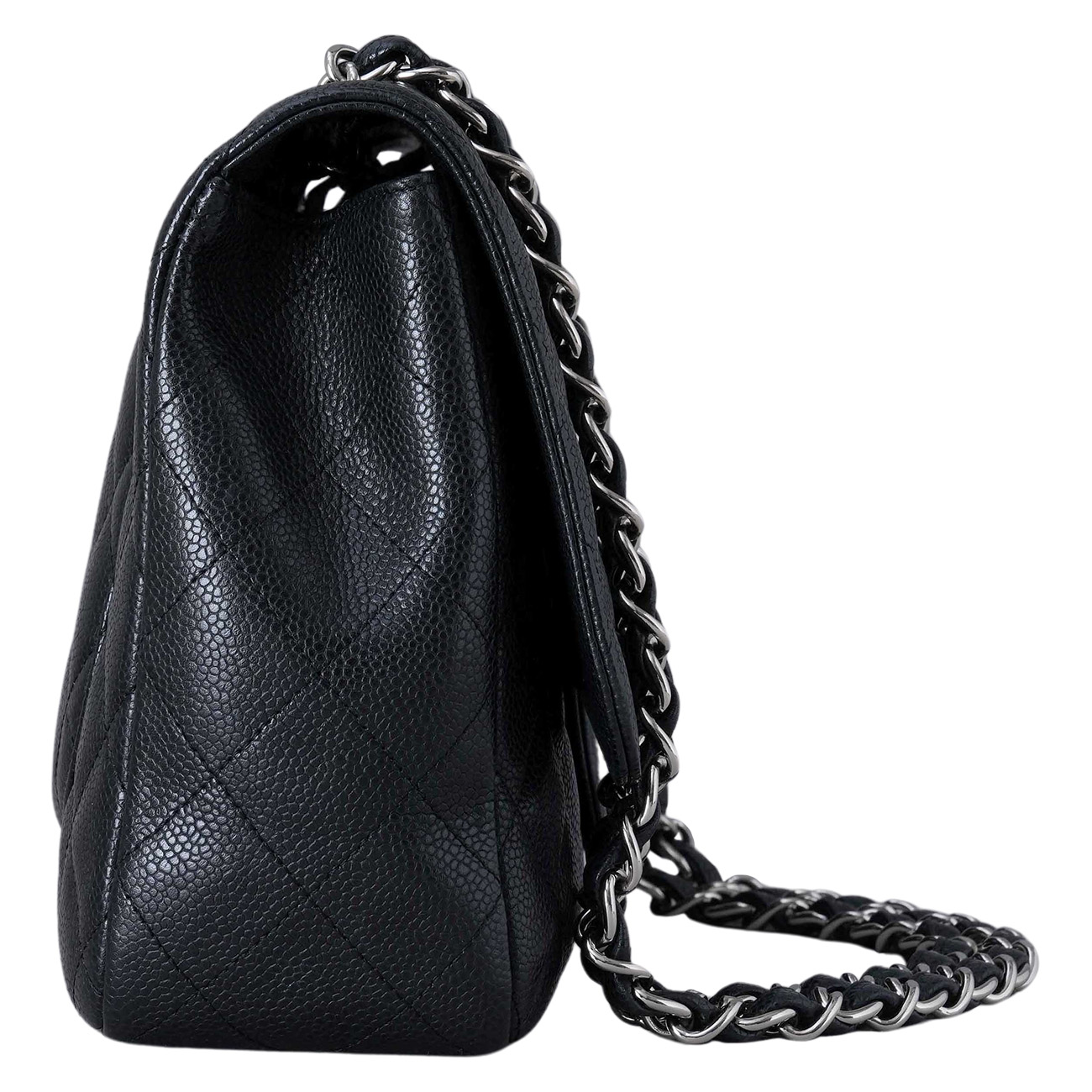 CHANEL(USED)샤넬 캐비어 클래식 라지 원플랩백