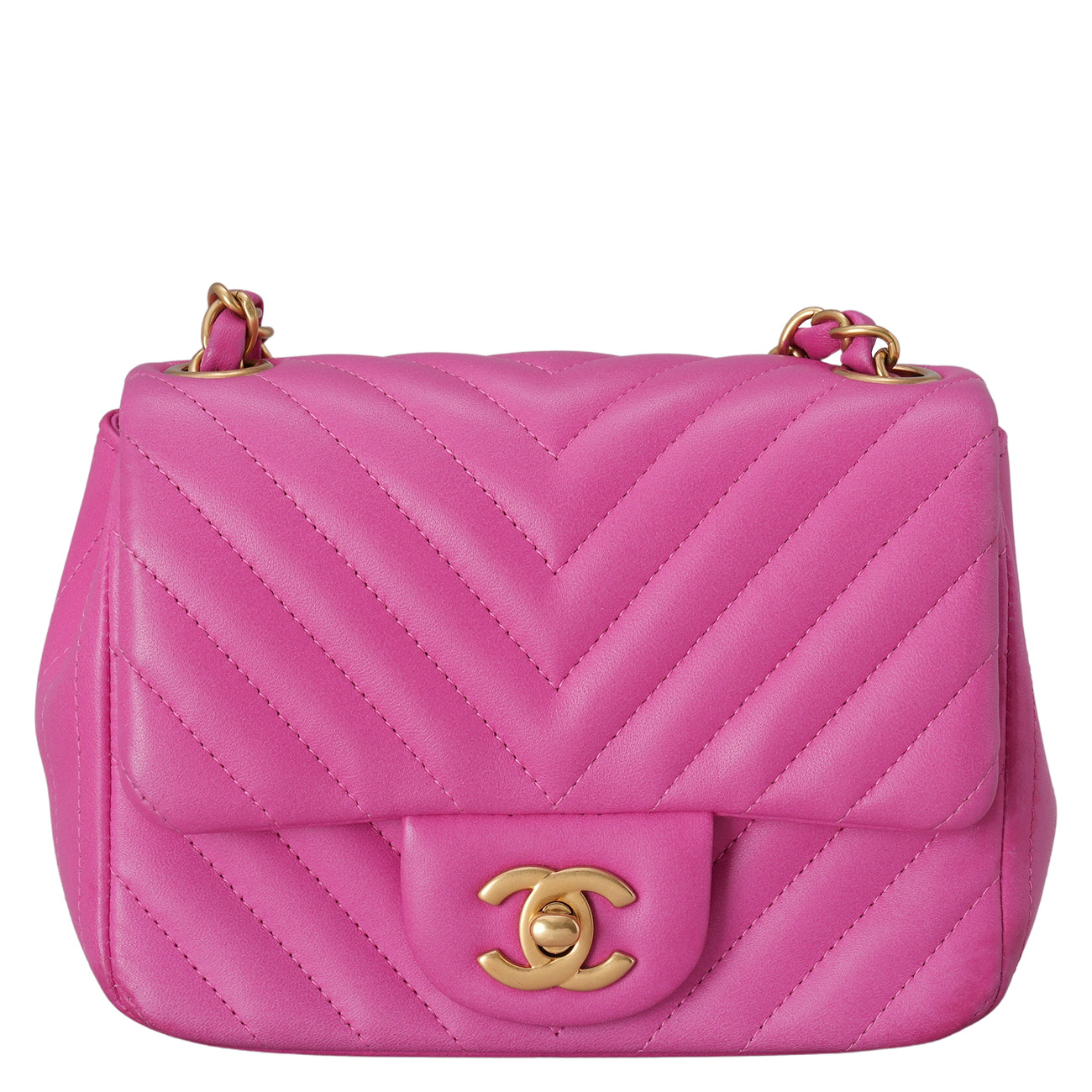 CHANEL(USED)샤넬 클래식 쉐브론 쁘띠삭