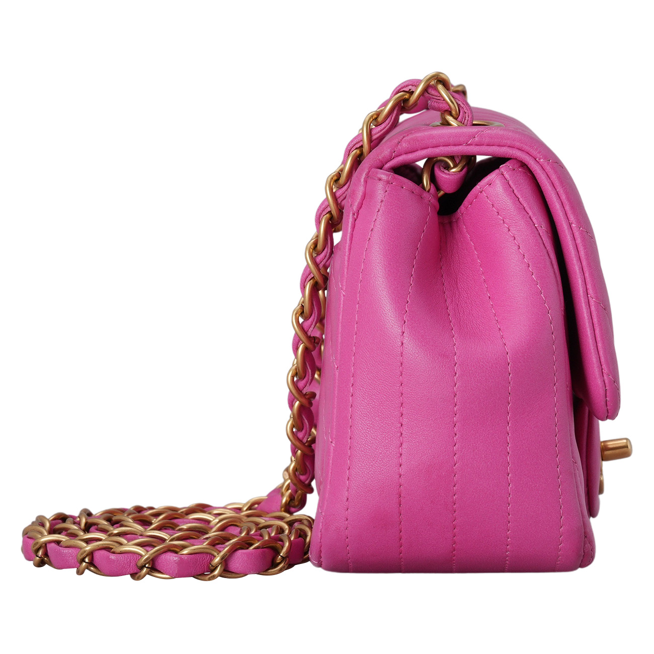 CHANEL(USED)샤넬 클래식 쉐브론 쁘띠삭