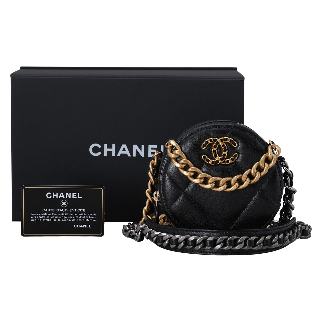 CHANEL(USED)샤넬 19 동그리백