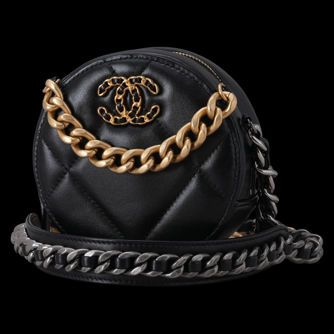 CHANEL(USED)샤넬 19 동그리백