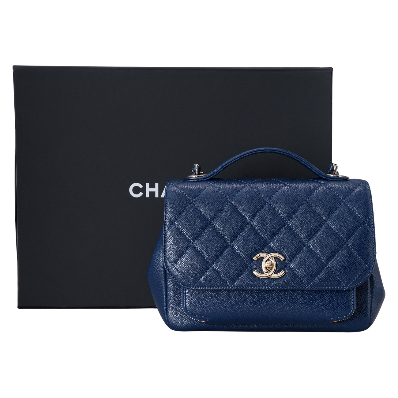 CHANEL(USED)샤넬 캐비어 비즈니스 어피니티 미듐