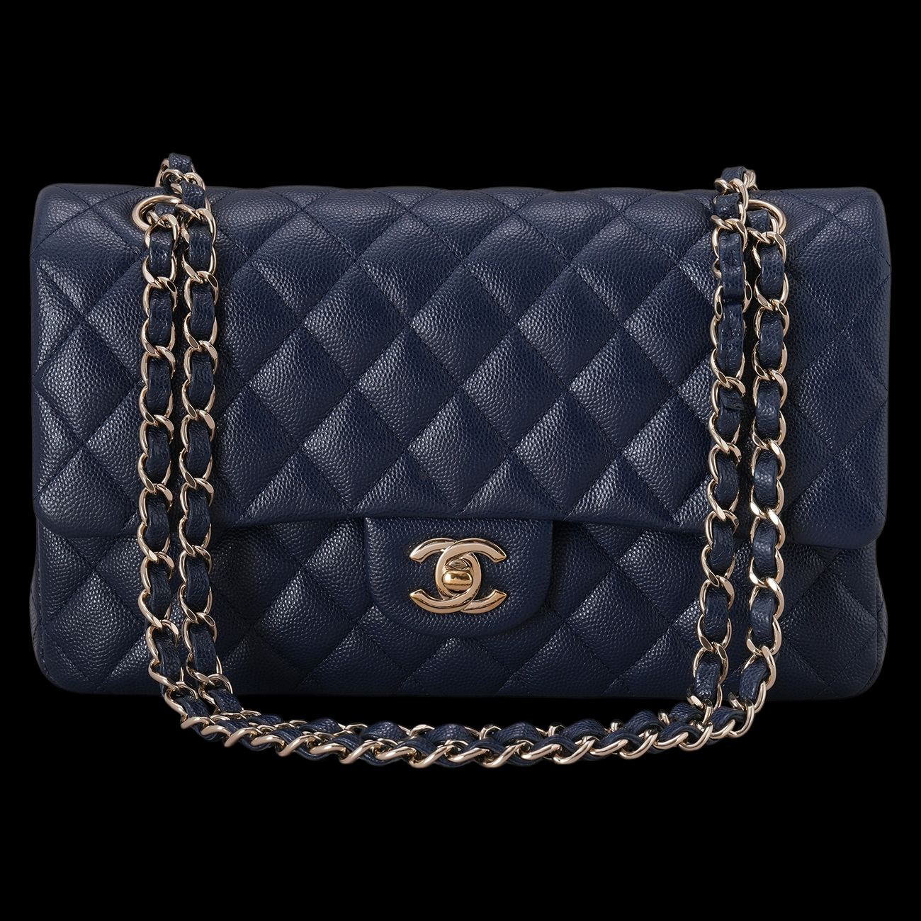 CHANEL(USED)샤넬 캐비어 클래식 미듐 플랩백