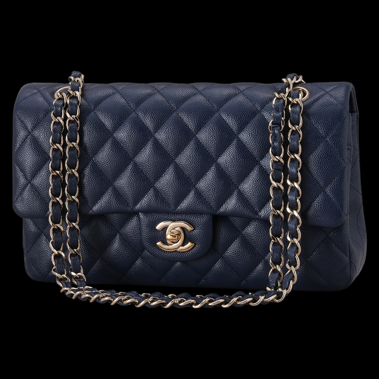 CHANEL(USED)샤넬 캐비어 클래식 미듐 플랩백