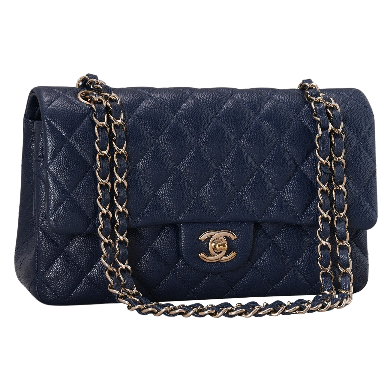 CHANEL(USED)샤넬 캐비어 클래식 미듐 플랩백