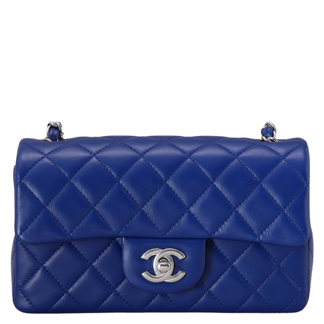CHANEL(USED)샤넬 램스킨 클래식 뉴미니