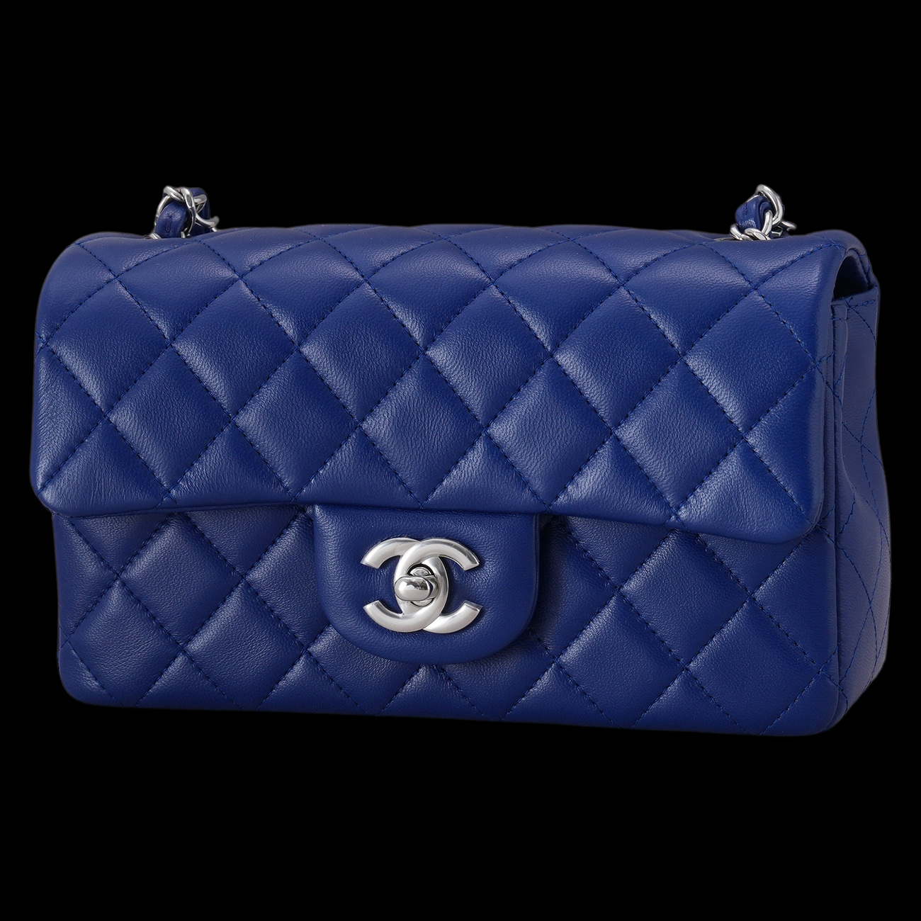 CHANEL(USED)샤넬 램스킨 클래식 뉴미니