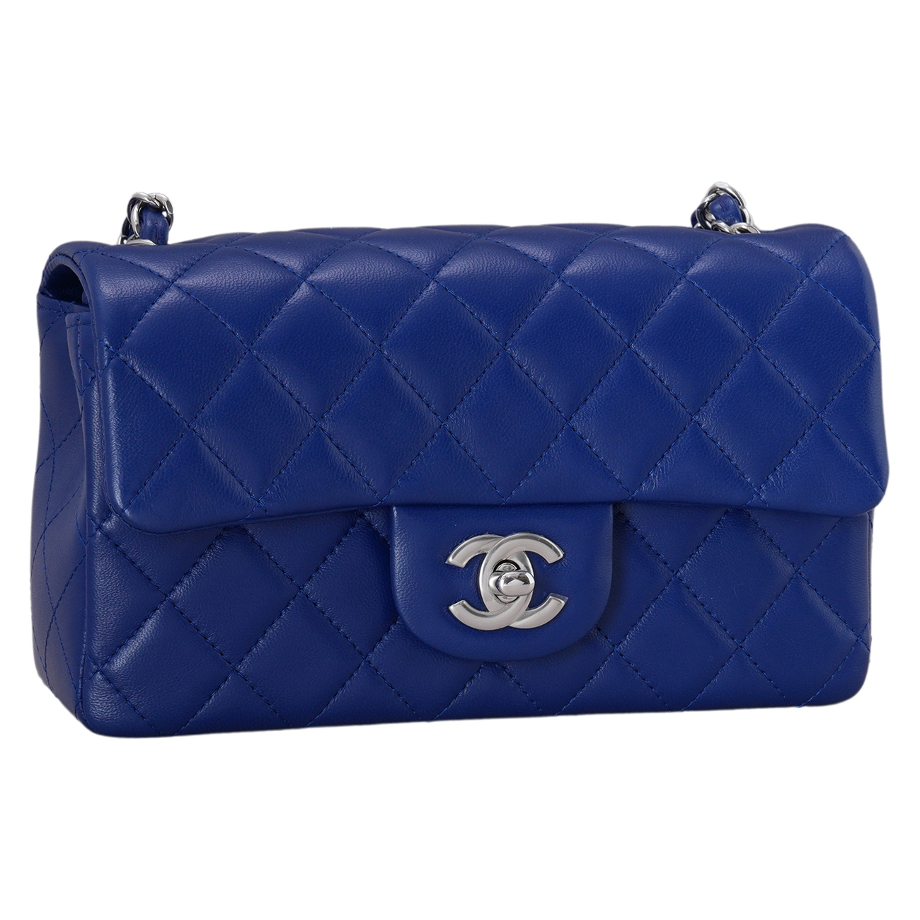 CHANEL(USED)샤넬 램스킨 클래식 뉴미니