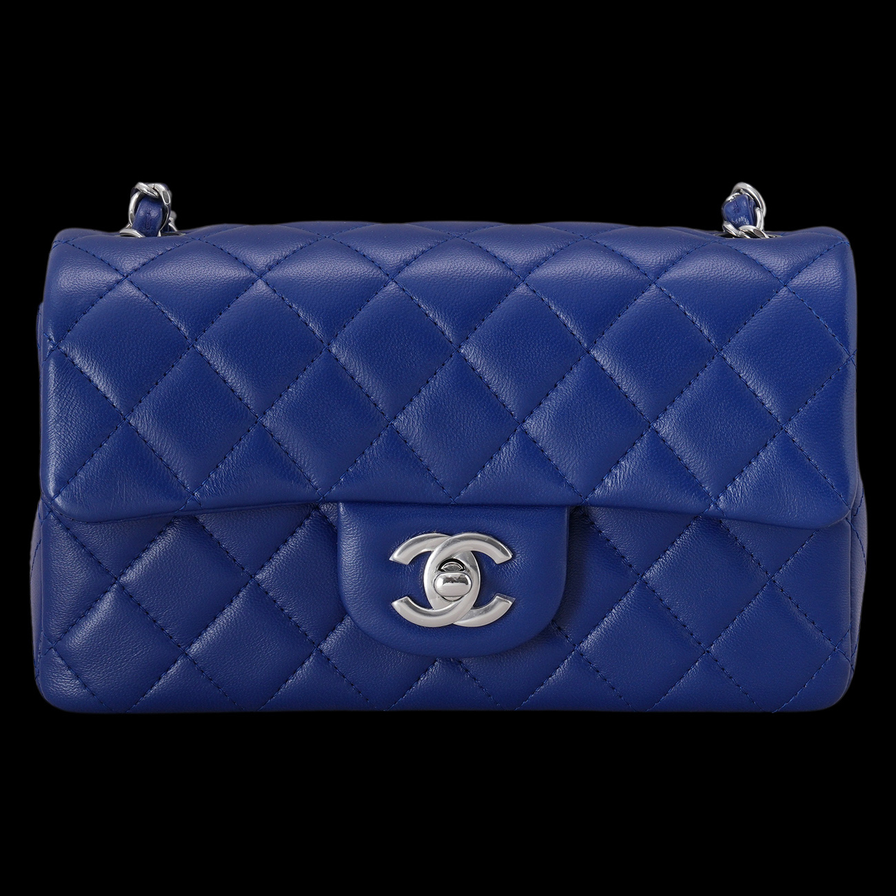CHANEL(USED)샤넬 램스킨 클래식 뉴미니