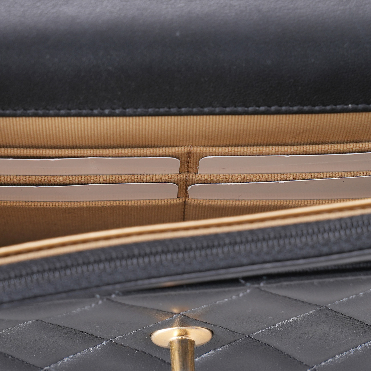 CHANEL(USED)샤넬 AP1450 램스킨 클래식 골든볼 WOC