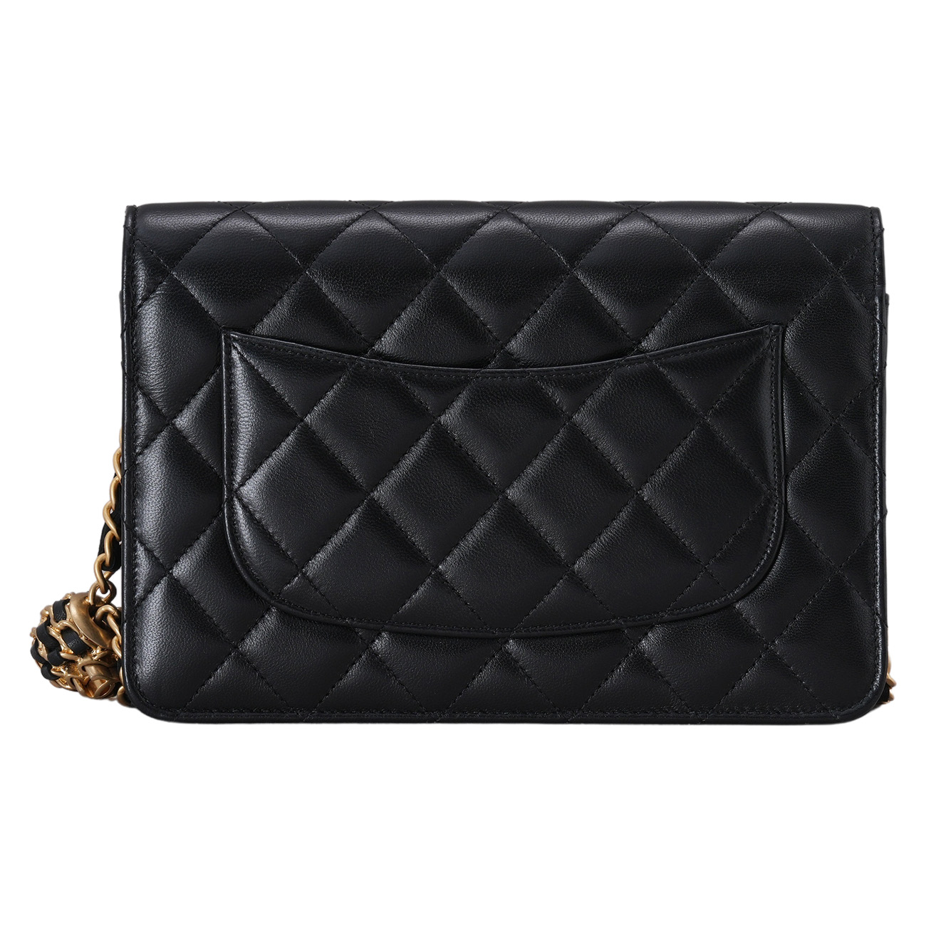 CHANEL(USED)샤넬 AP1450 램스킨 클래식 골든볼 WOC