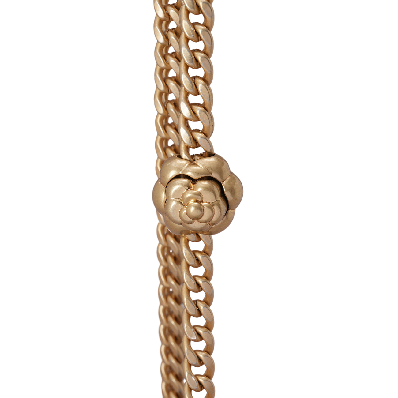 CHANEL(USED)샤넬 까멜리아 골든볼 베니티 블랙
