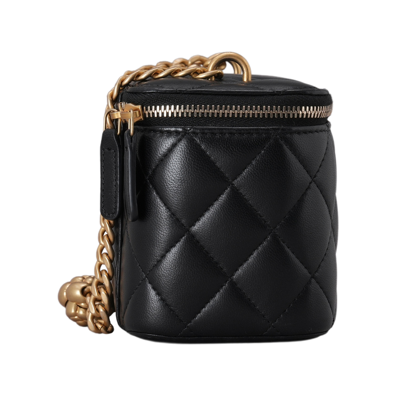 CHANEL(USED)샤넬 까멜리아 골든볼 베니티 블랙